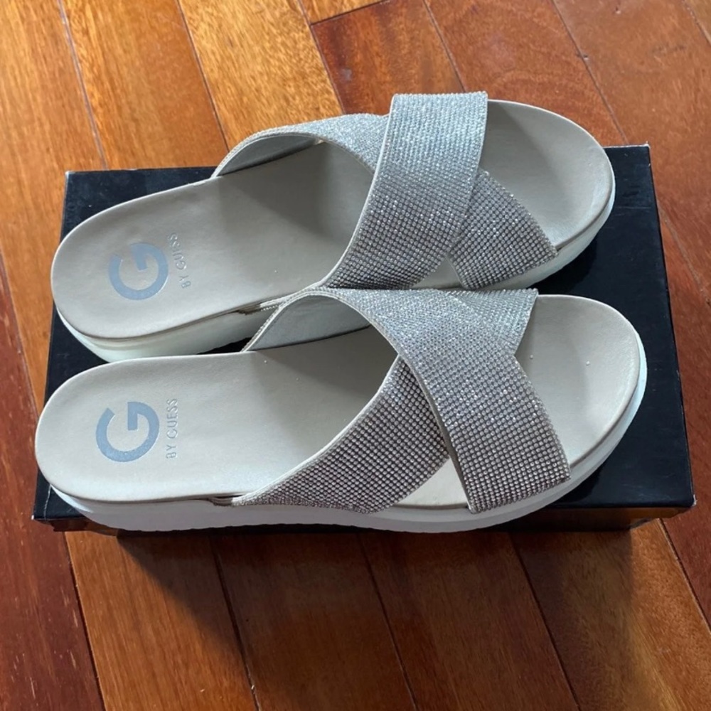 Women’s Guess wedge slides